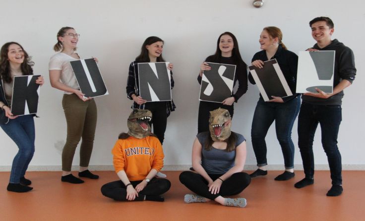 Das Projektteam für den neuen Raum an der HLW Braunau Foto: Johanna Kirmann