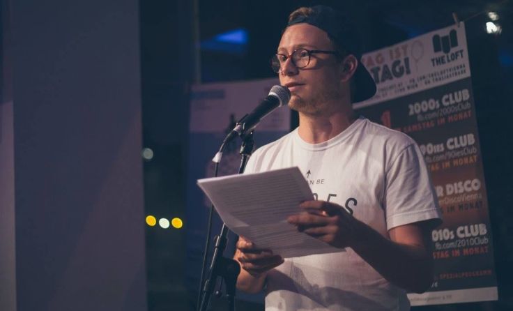 David Samhaber konnte das Publikum mit seinen Texten am meisten begeistern. Foto: Privat