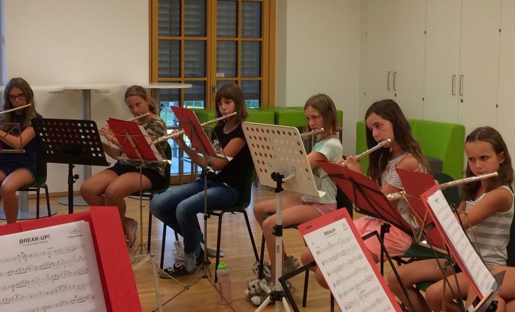 Insgesamt 89 junge Musiker nehmen am Musik Camp teil. Foto: Privat