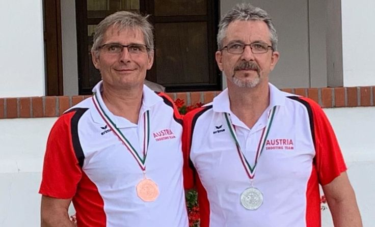 Die Medaillengewinner Christian Winterer (l.) und Felix Würflingsdobler Foto: Privat