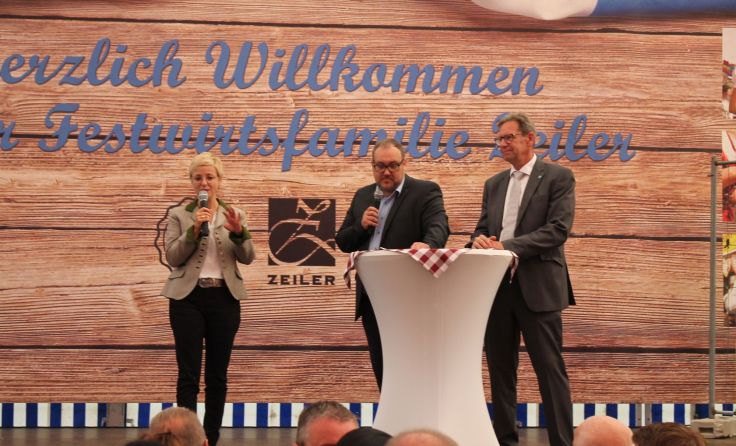 Doris Hummer (v.l.), Woife Berger und Waldemar Herfellner Fotos: Tips