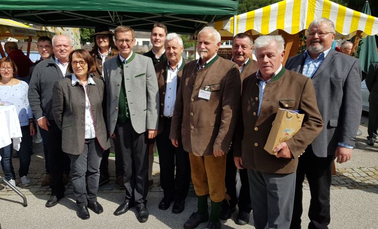 Der Verein Moosbacher Zukunft bei der Ortsbildmesse in Ternberg Foto: Jodlbauer