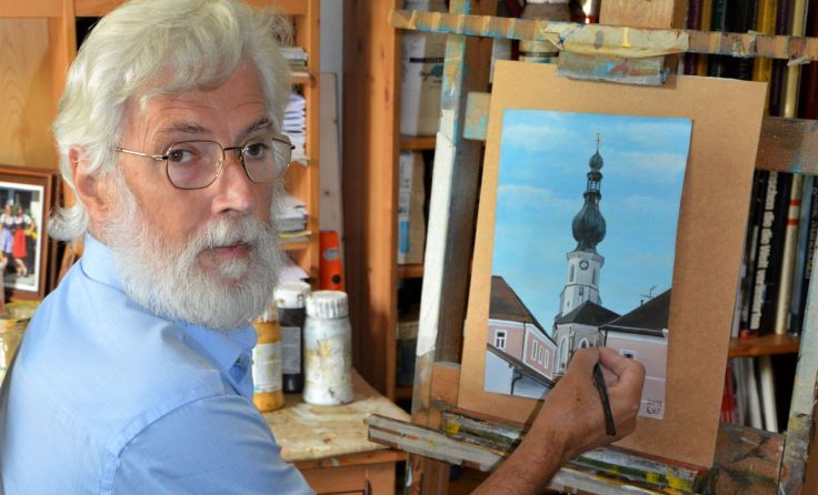 Künstler Walter Paulusberger Foto: Pfarre Aspach