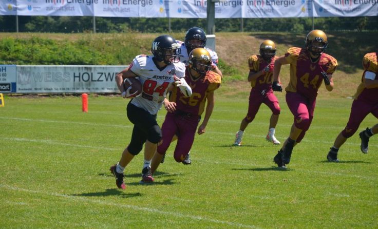 Die Footballer der Kirchdorf Wildcats veranstalten ein Schnuppertraining. Foto: Wildcats