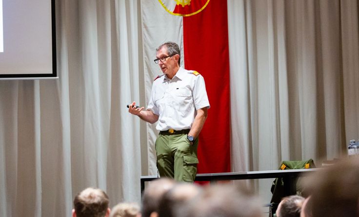 Bezirks-Feuerwehrkommandant Josef Kaiser Foto: Gerald Badegruber