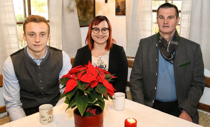 Alexander Berer (v.l.), Julia Berer und Otto Wengler Foto: FPÖ Hochburg-Ach