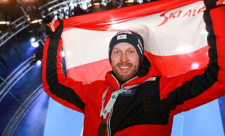 Dominik Landertinger holte bei der Weltmeisterschaft überraschend Bronze. Foto: GEPA pictures