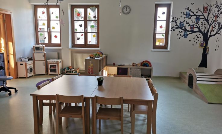 Der Umbau für die neue Krabbelstube in Auerbach kostete 100.000 Euro. Foto: Gemeinde Auerbach