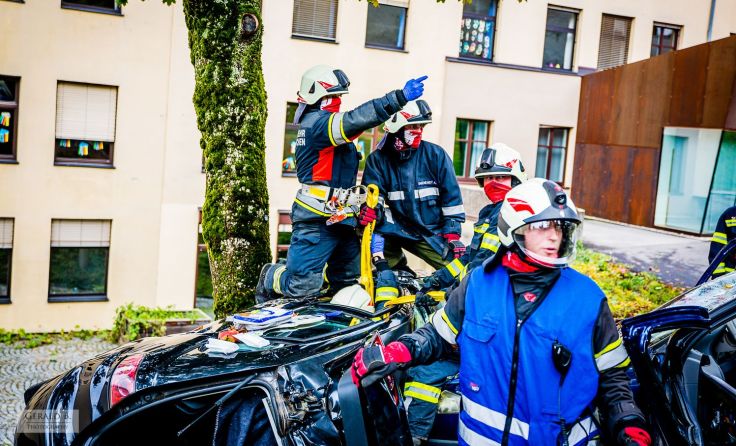 Insgesamt 55 Feuerwehrmitglieder waren an der Übung beteiligt. Foto: Gerald Badegruber