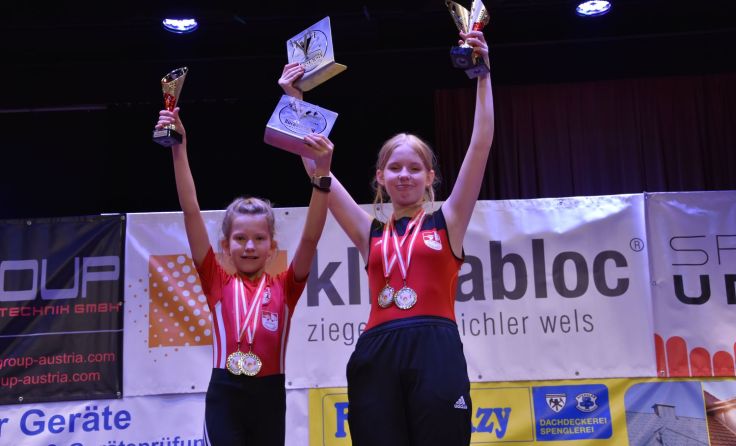 Die erfolgreichen Juliane Maderegger (l.) und Anna-Maria Voggenberger Foto: Conny Högg