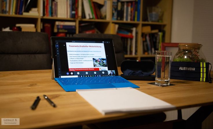 Die Weiterbildung wurde erstmalig online abgehalten. Foto: Gerald B. - Photography