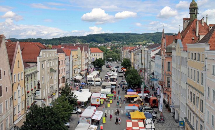 Der Braunauer Wochenmarkt findet auch am 30. Dezember statt. Foto: Stadt Braunau