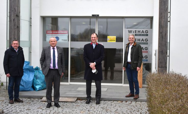 Franz Weinberger (v.l.), Wolfgang Stanek, Erich Wiesner und Thomas Gut Foto: Vorich