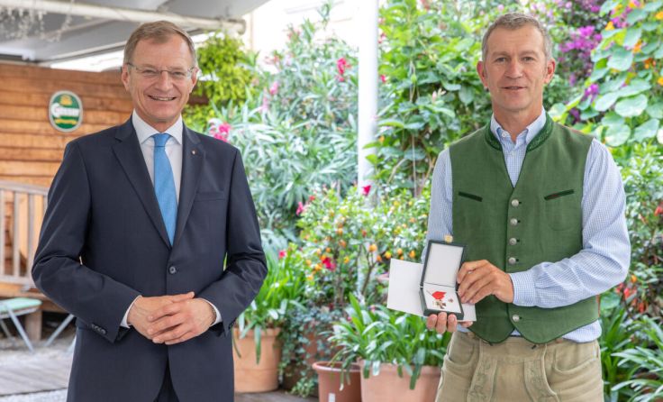 Landeshauptmann Thomas Stelzer (l.) und Ferdinand Reisecker (Foto: Land OÖ/Vanessa Ehrengruber)
