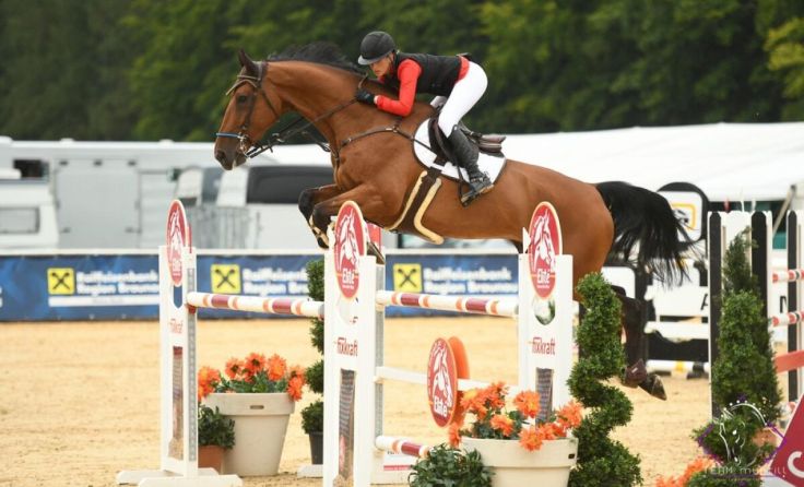 Gina Sophia Giordani setzte sich im Parcours-Bewerb durch. (Foto: Team myrtill)