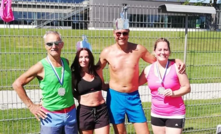 Josef Weinberger (v.l.), Martina Puchmayr, Conrad Kiessig und Ellen Wagner (Foto: ATSV Braunau)