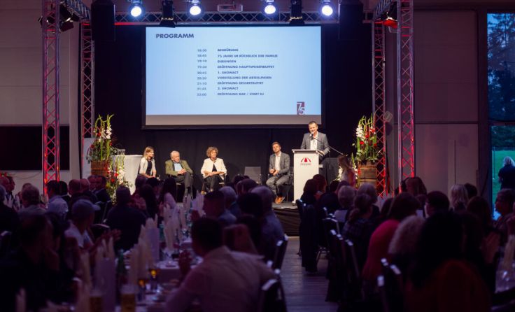 Rund 200 Gäste feierten das 75-jährige Firmenjubiläum von doppler. (Foto: doppler)
