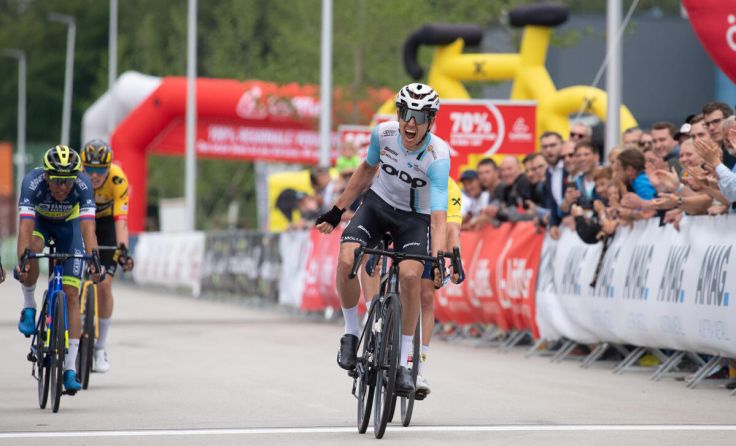 Der Däne Andreas Stokbro Nielsen setzte sich im Zielsprint in Ranshofen durch. (Foto: Eisenbauer)
