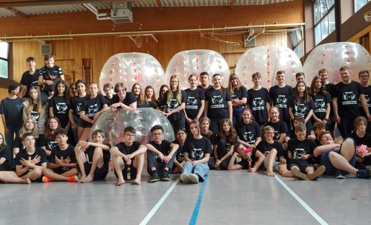 Die Schüler waren mit Spaß und Elan bei der Sache. (Foto: Sigrid Kölblinger)