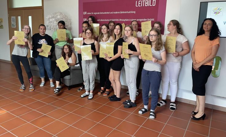 Die Schülerinnen hatten viel Spaß am Projekt. (Foto: FS Mauerkirchen)