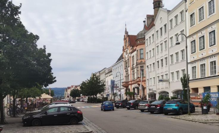 Der Braunauer Stadtplatz wird am 14. August zur Kinobühne. (Foto: Tips/Kobler)