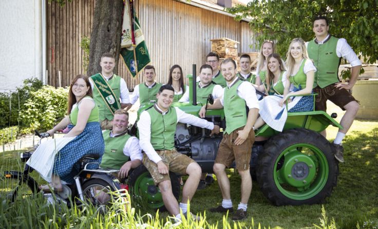 Die Burgkirchner Landjugend feiert ein dreitägiges Jubiläumsfest. (Foto: Julia Gradinger)