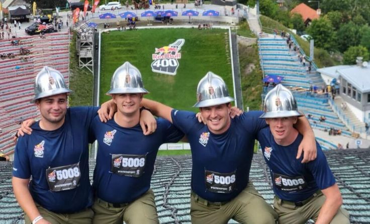 Die vier Mauerkirchner belegten Platz 8. (Foto: FF Mauerkirchen)
