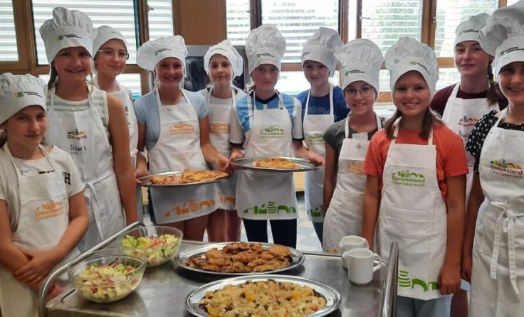 Kinder zwischen zehn und 14 Jahren nahmen am Genusscamp teil. (Foto: FS Mauerkirchen)