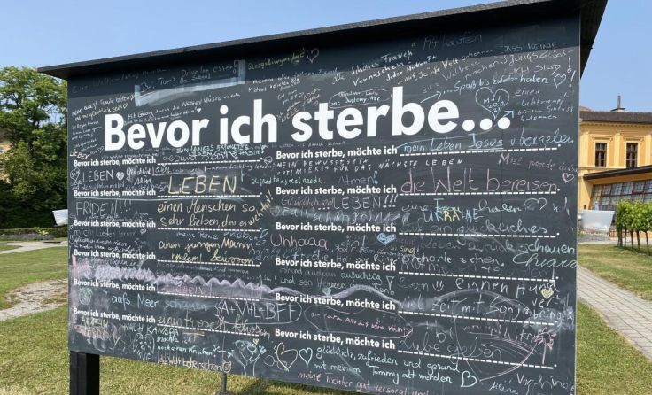 Viele Menschen haben sich schon am interaktiven Projekt beteiligt. (Foto: ÖRK Schärding)