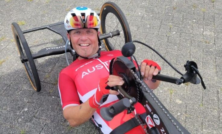 Walter Ablinger bestritt bei der EM in Rotterdam zwei Rennen. (Foto: Ablinger)
