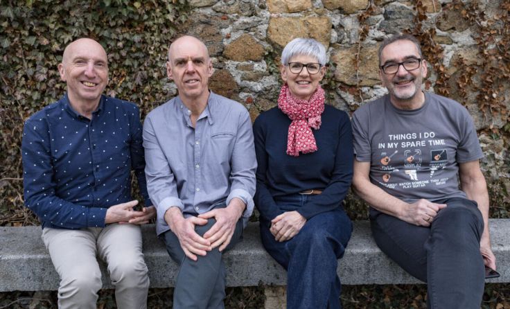Rudi Wötzlmayr (v.l.), Peter und Johanna Wagner und Dieter Wagenbichler (Foto: KKRAAB)