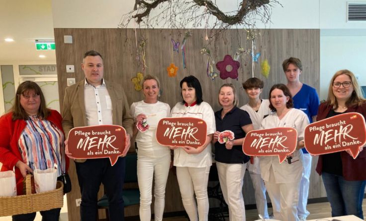 Eine Abordnung der Schärdinger SPÖ besuchte das "Zentrum Tummelplatz". (Foto: SPÖ Schärding)