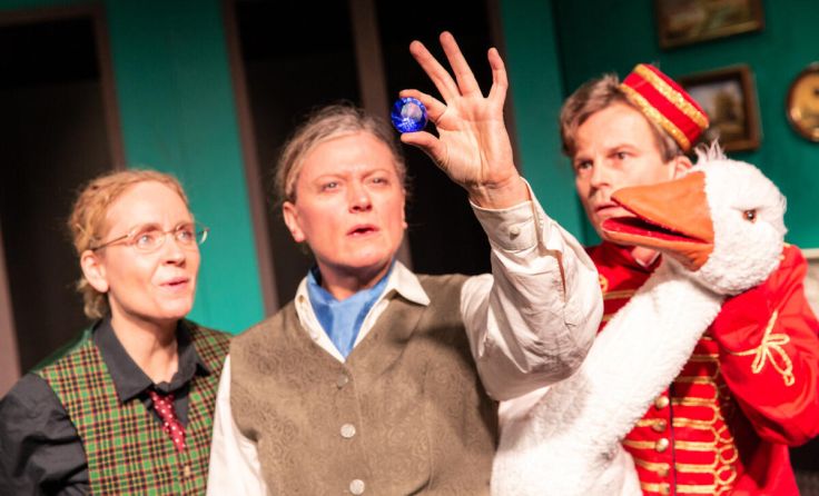 Das Theater des Kindes brachte Sherlock Holmes auf die Bühne. (Foto: VS Altschwendt)
