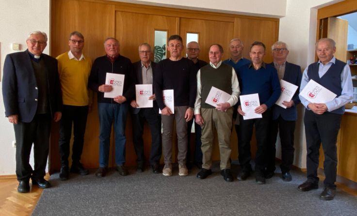 Die KMB St. Aegidi zeichnete viele langjährige Mitglieder aus, (Foto: Wundsam)