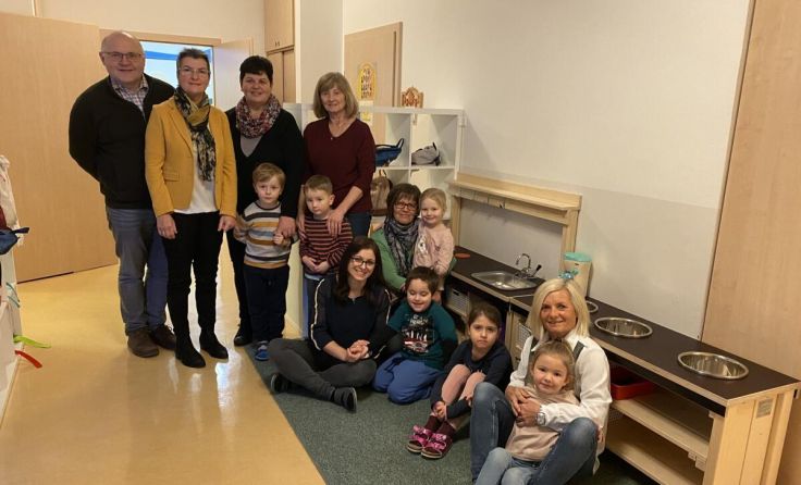 Mit der Spende konnte eine Matschküche gekauft werden. (Foto: Kindergarten St. Willibald)