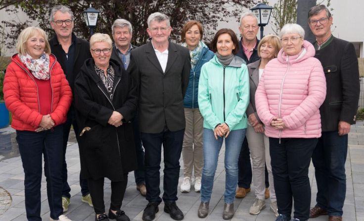 Das neu gewählte Führungsteam des Seniorenbunds Riedau (Foto: SB Riedau)