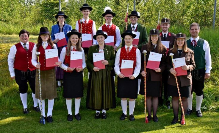 Die Prüflinge aus Freinberg (Foto: Blasmusikverband Schärding)