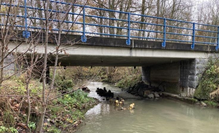 Die Messenbachbrücke soll durch die Baumaßnahme verkehrssicherer gemacht haben. (Foto: Land OÖ)