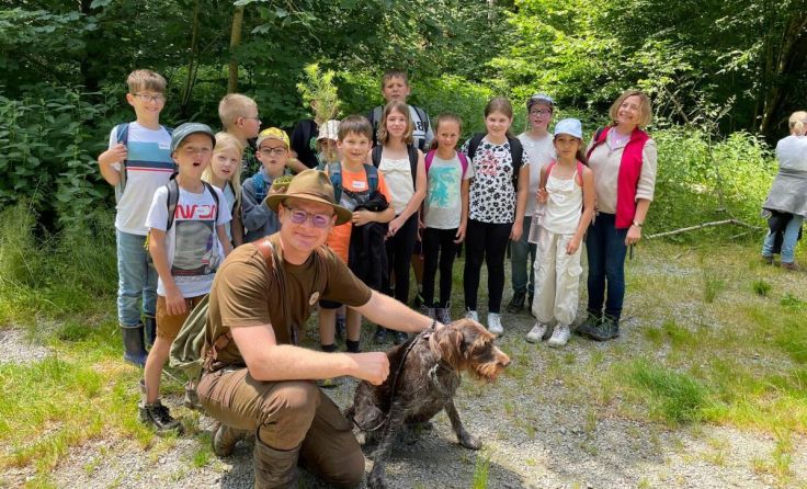 Einen ganzen Vormittag lang waren die Volksschüler im Wald unterwegs. (Foto: VS Brunnenthal)