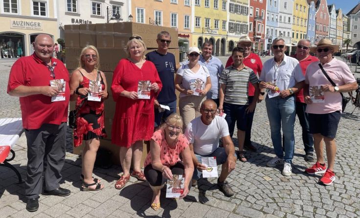 Der ÖGB Schärding machte mit einer Aktionswoche auf seine Forderungen aufmerksam. (Foto: ÖGB)