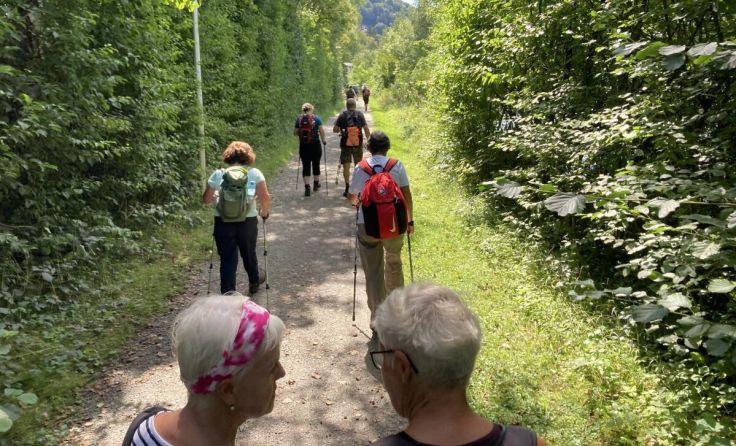Die Wanderer legen an den drei Tagen knapp 65 Kilometer zurück. (Foto: Martin Brait)