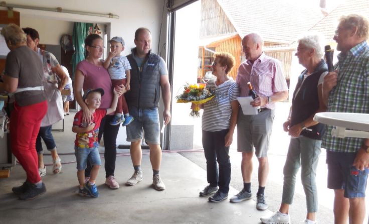 Beim Sommerfest in Schardenberg feierten über 100 Mitglieder mit. (Foto: SB Schardenberg)