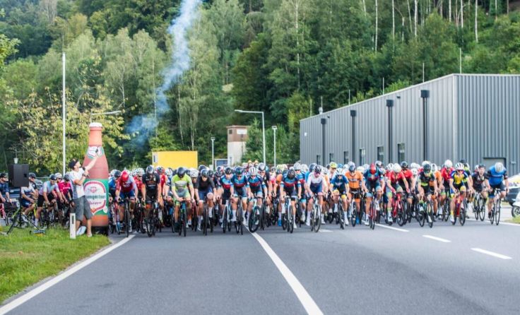 Ein großes Starterfeld nahm den Bergsprint 2024 wieder in Angriff. (Foto: CLR Sauwald)