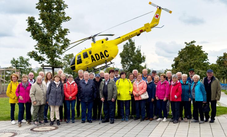 Die Senioren statteten dem Münchner Flughafen einen Besuch ab. (Foto: SB Wernstein)