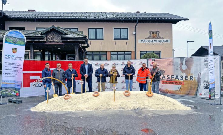 Am 14. Oktober erfolgte der Spatenstich für den weiteren Glasfaser-Ausbau. (Foto: BBOÖ)