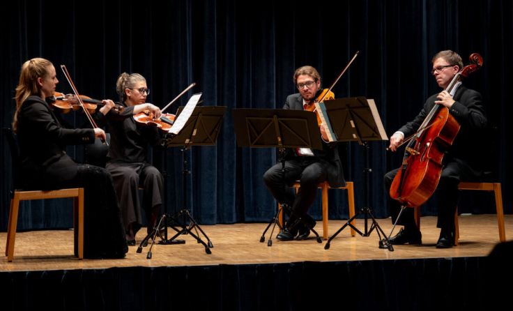 Das Wiener Lerchenquartett spielte im Schärdinger Kubinsaal. (Foto: Günther Koglek)