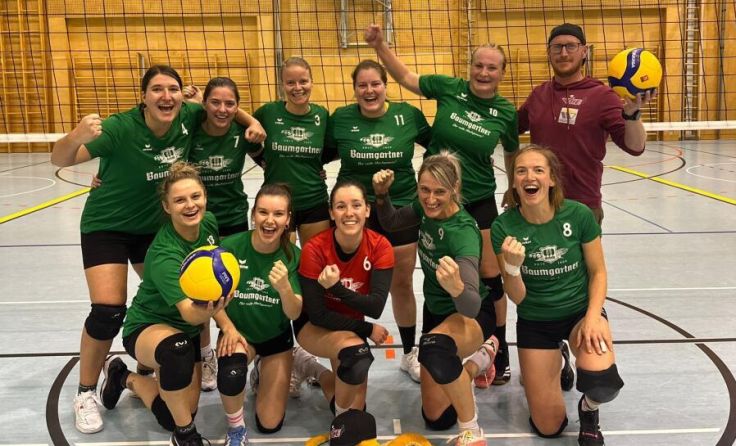 Die Esternberger Volleyballerinnen konnten den ersten Saisonsieg einfahren. (Foto: VCE)