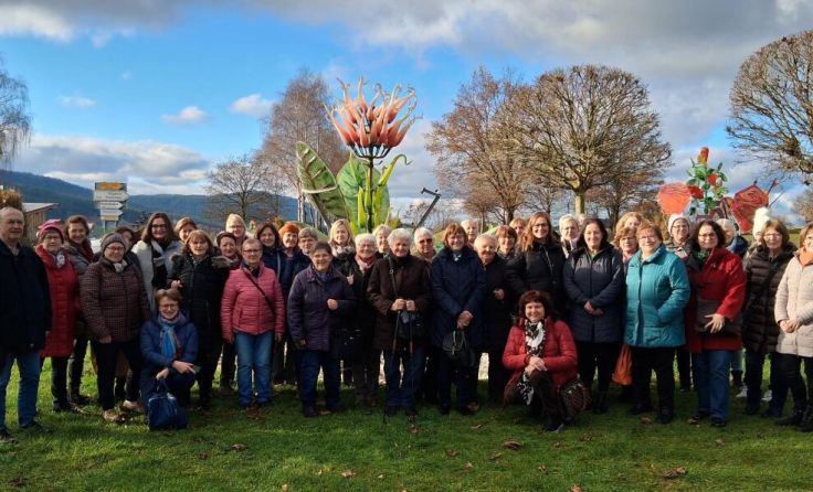Rund 40 Ausflüglerinnen waren mit dabei. (Foto: Privat)
