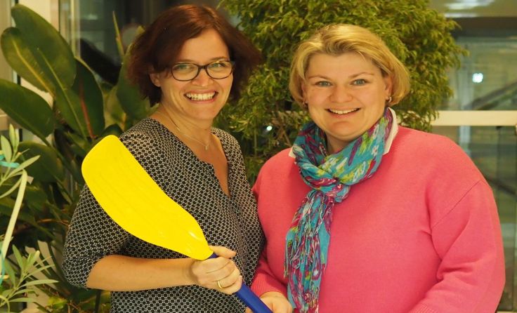 Julia Lacheiner übernimmt das Ruder von Ulrike Mayrdorfer (v.l.) Foto: privat