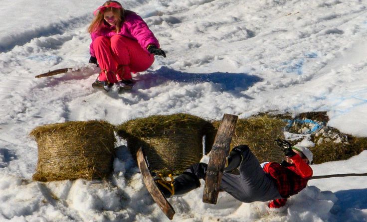 Die gefinkelten Hindernisse wurden nicht alle sturzfrei bewältigt. Foto: Christian Kerbl